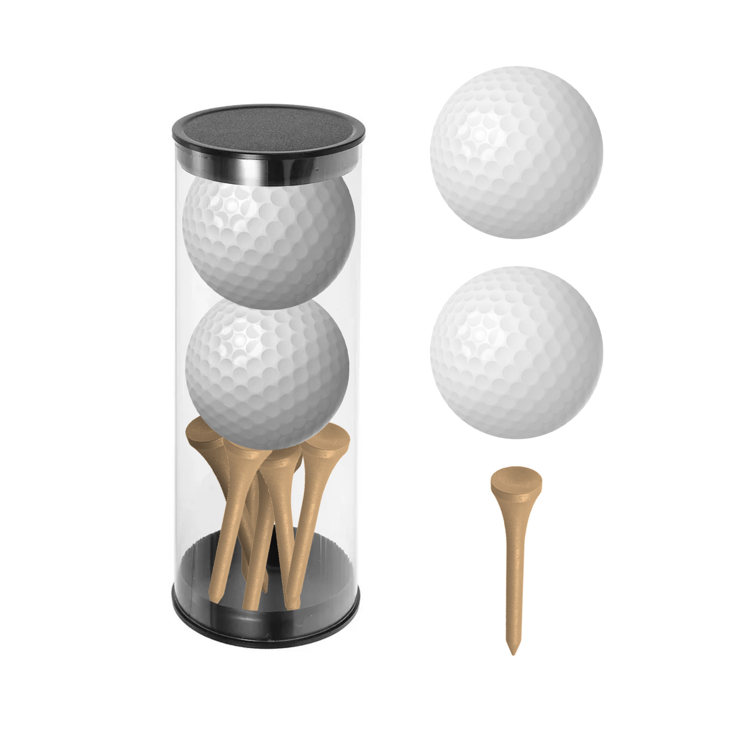 Golf Ball x Tee Set
