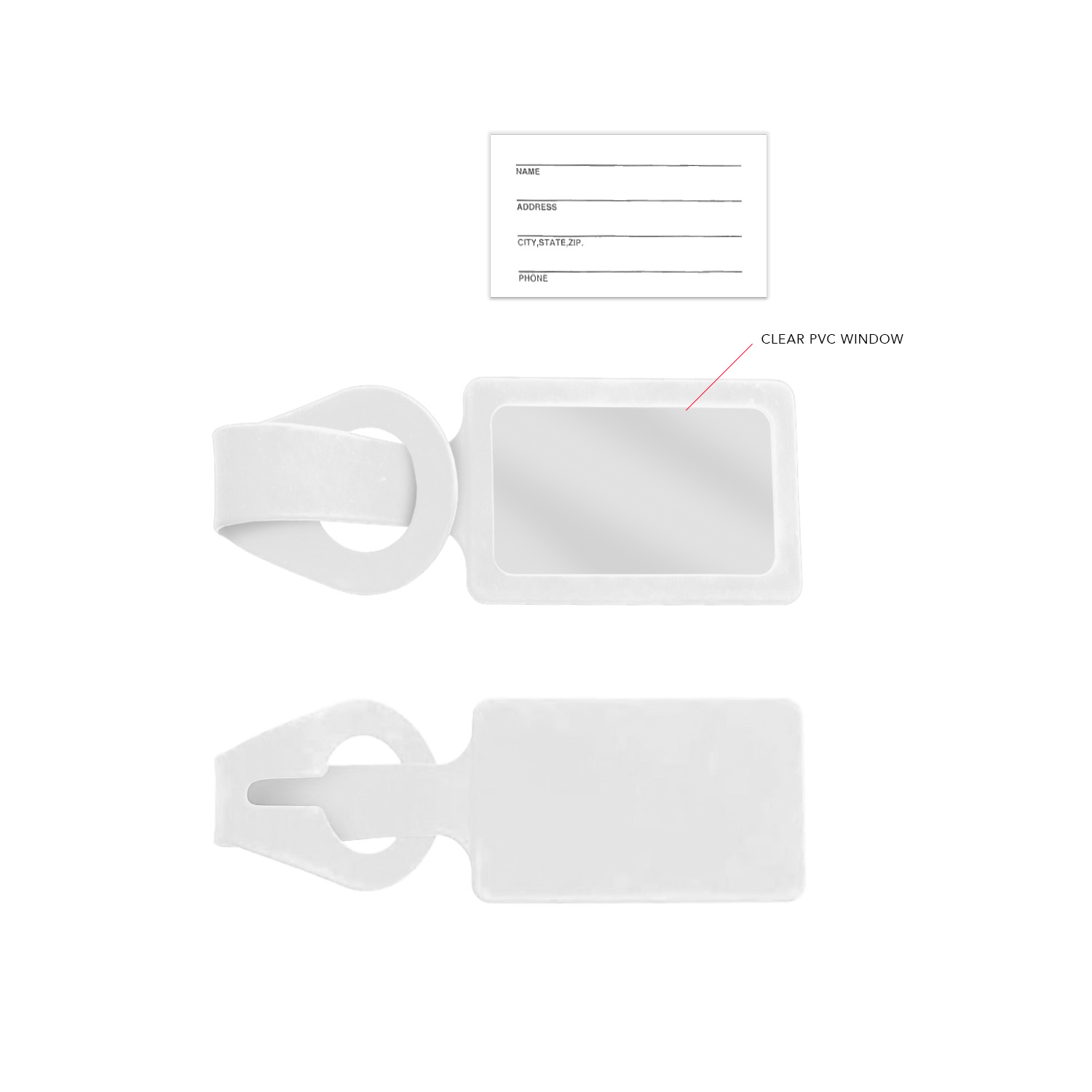 Silicone Luggage Tag